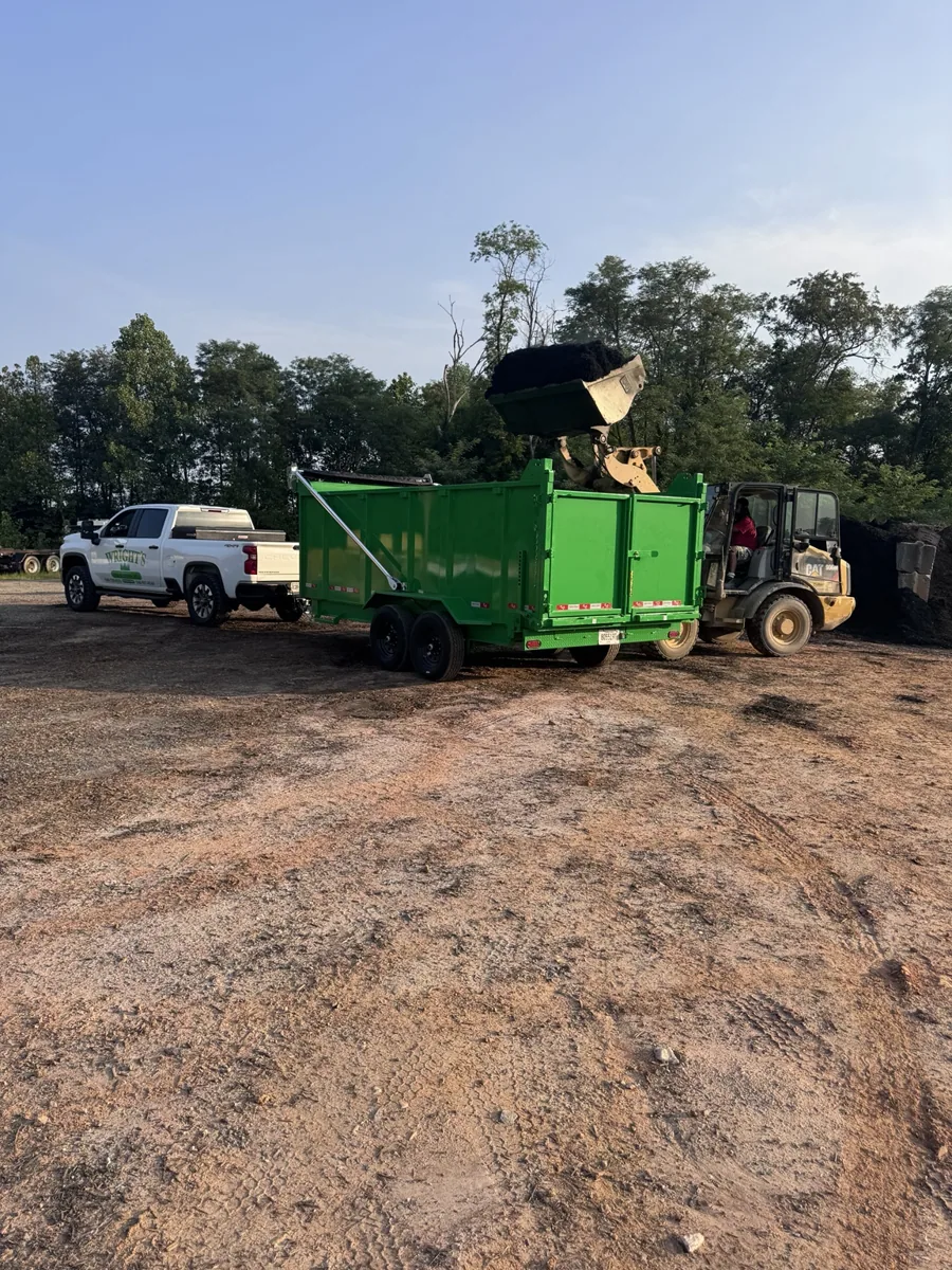 Wright's large dump truck